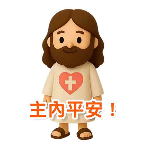 3D Jesus 立體耶穌動態貼圖 - 我愛主耶穌 I Love Jesus