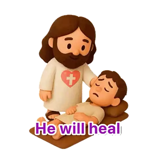 3D Jesus 立體耶穌動態貼圖 - 我愛主耶穌 I Love Jesus
