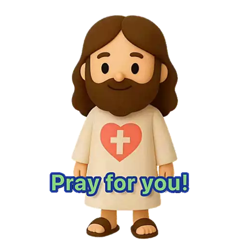 3D Jesus 立體耶穌動態貼圖 - 我愛主耶穌 I Love Jesus