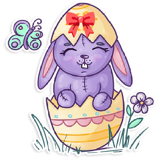 Conejo Cute Pascua 🐰🌸💜 preview