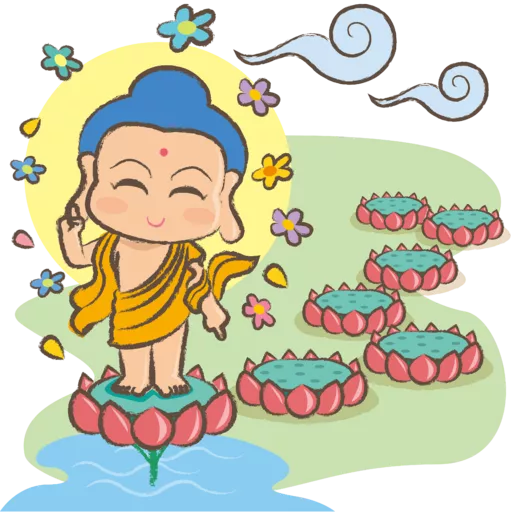 佛門網表情貼圖2025 佛誕浴佛篇