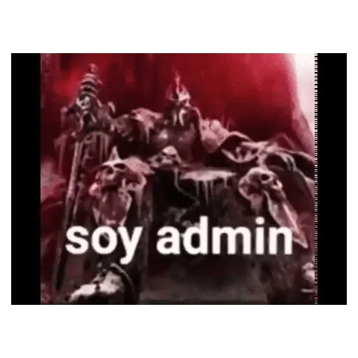 Soy Admin 🧐