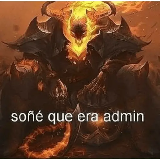 Soy Admin 🧐