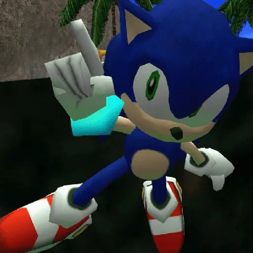 sonic expression meme 💙😼