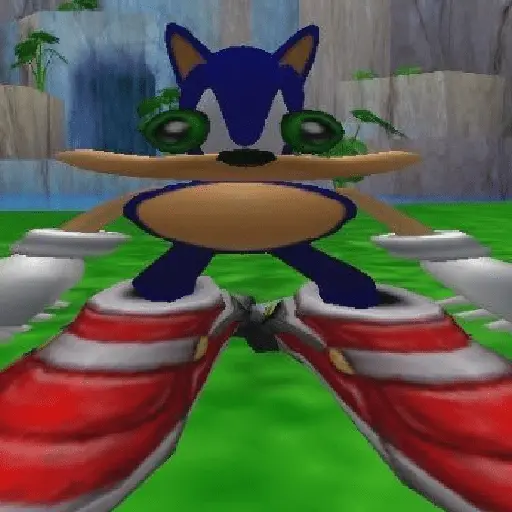 sonic expression meme 💙😼