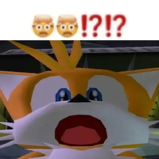 sonic expression meme 💙😼