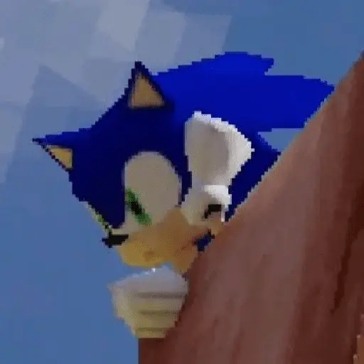 sonic expression meme 💙😼