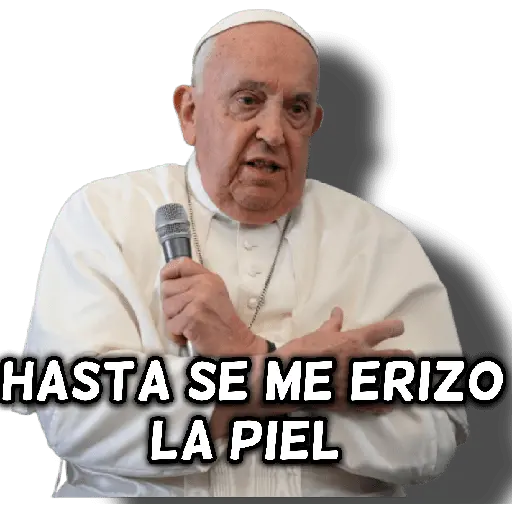 Papa francisco reacciones
