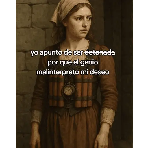 el genio mal interpretó 🥹🙁😭