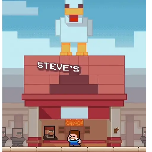 La la la lava Minecraft TikTok