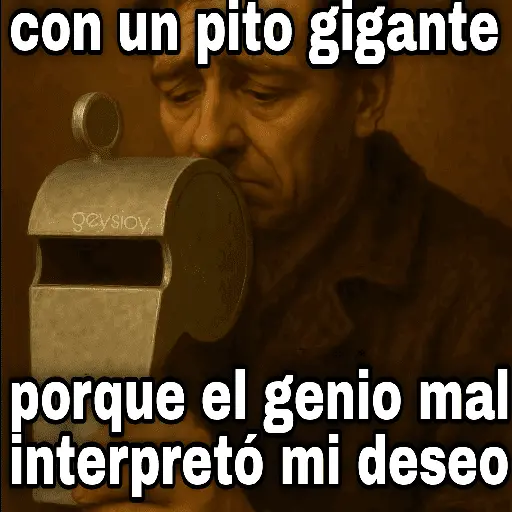🪔✨El genio mal interpretó 🧞♀️🔥