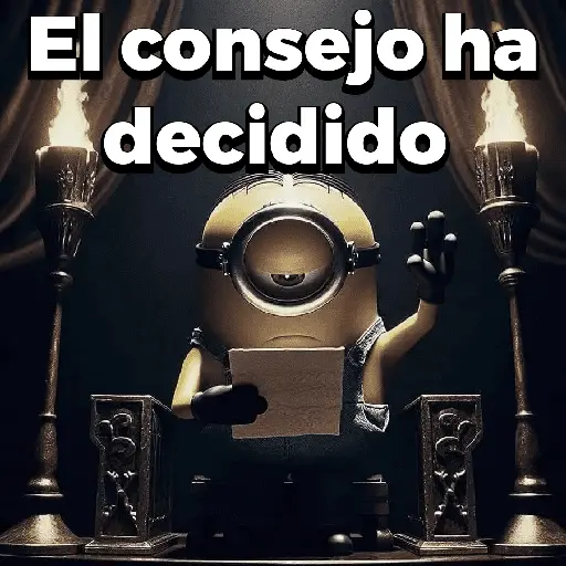 El consejo ha decidido 😎