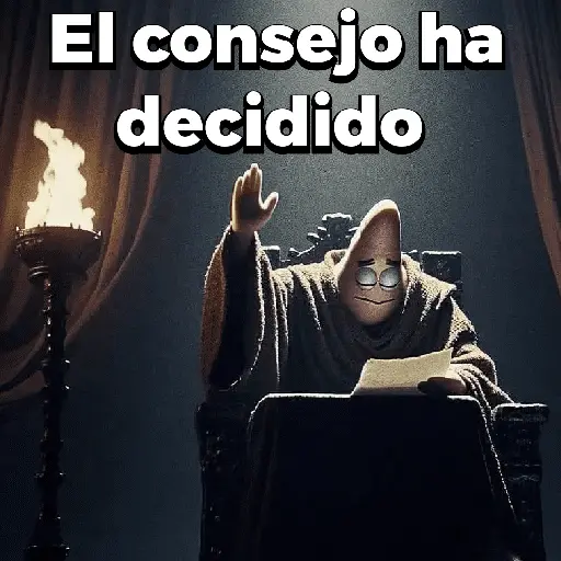 El consejo ha decidido 😎