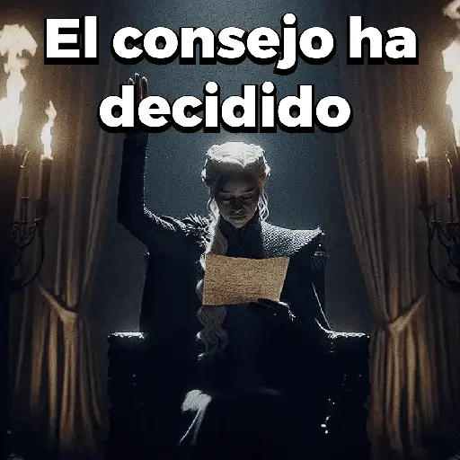 El consejo ha decidido 😎