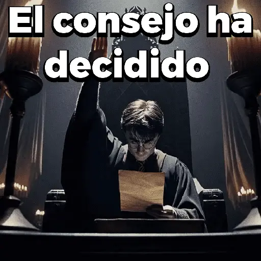 El consejo ha decidido 😎