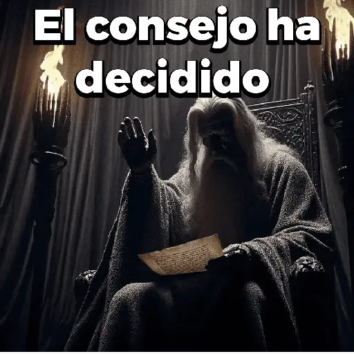 El consejo ha decidido 😎