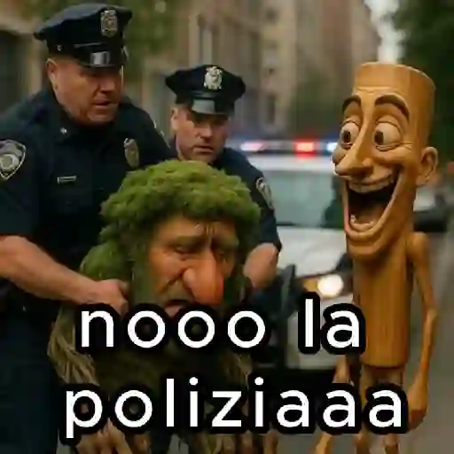 🚨 Noo la policía noo🚨Brainrot