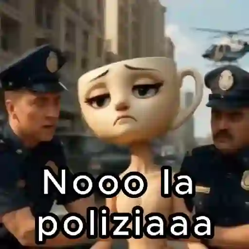 🚨 Noo la policía noo🚨Brainrot