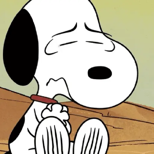 snoopy 😔