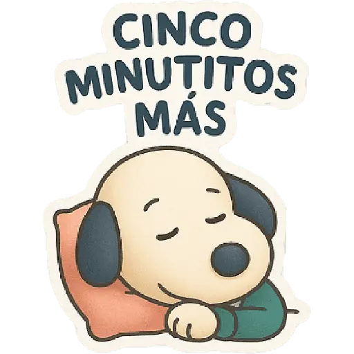 A mimir con Snoopy 💤💤