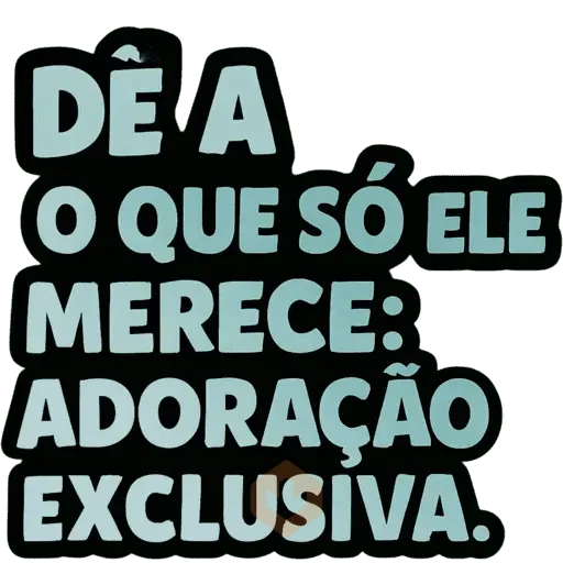 Frases pra Jeová sticker 25