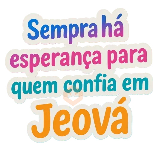 Frases pra Jeová sticker 23