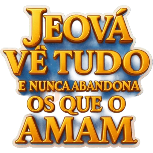 Frases pra Jeová sticker 12