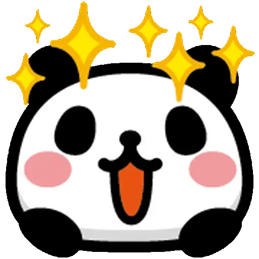 Emojis Animados osito panda🐼