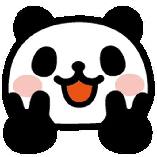Emojis Animados osito panda🐼