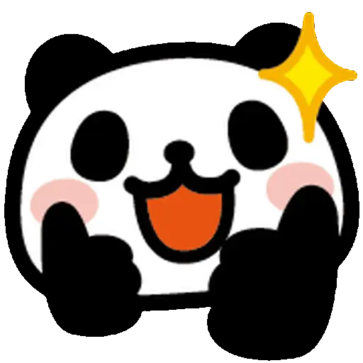 Emojis Animados osito panda🐼