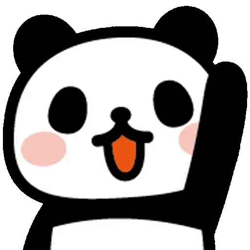 Emojis Animados osito panda🐼