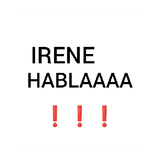 Irene responde ‼️😫