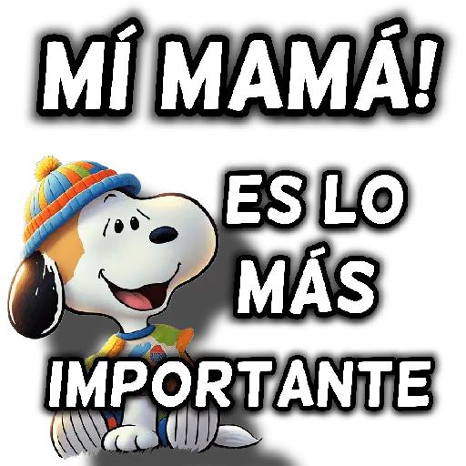 Snoopy día de la madre