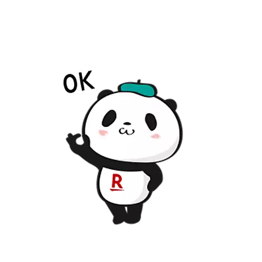 樂天 Okaimono Panda ✦熊貓貼圖✦第3彈 ✦