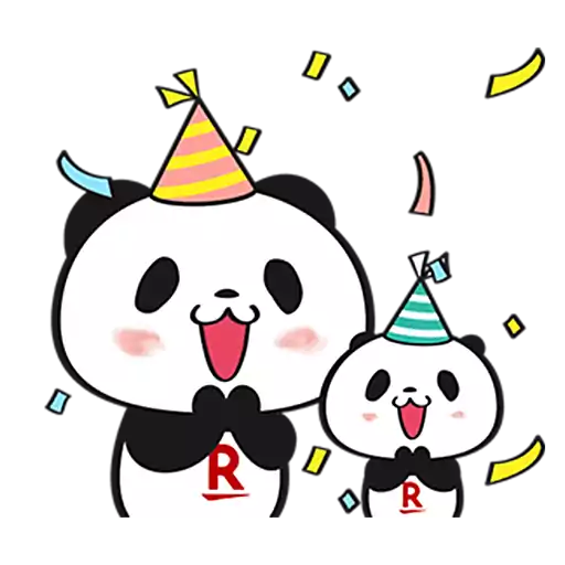 樂天 Okaimono Panda ✦熊貓貼圖✦第3彈 ✦