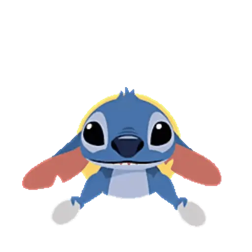 Emoji Bola 🟡 y Stitch Animado
