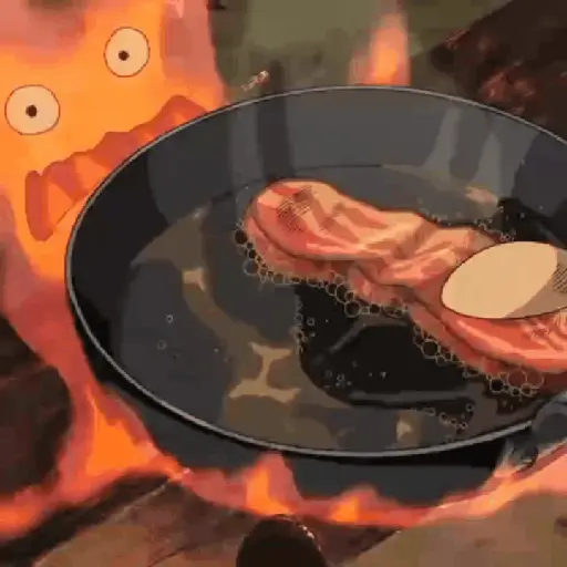 Studio Ghibli food✨🍜🍥🍳