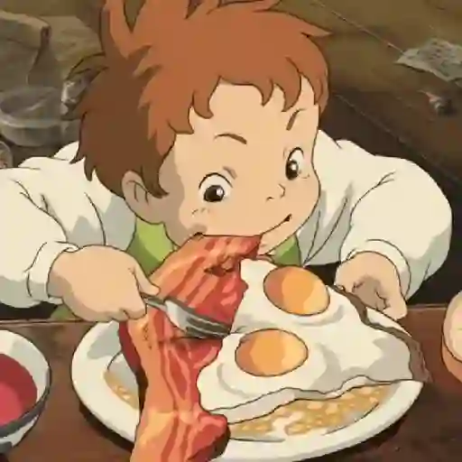 Studio Ghibli food✨🍜🍥🍳