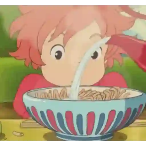 Studio Ghibli food✨🍜🍥🍳