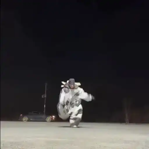 vaca bailando 😎