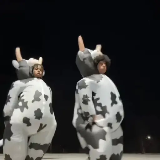 vaca bailando 😎