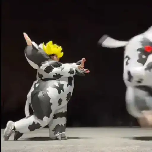 vaca bailando 😎 preview