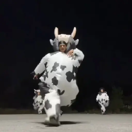 vaca bailando 😎
