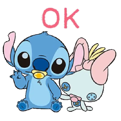 Stitch y Ángela bebé 🍼🛸🌊