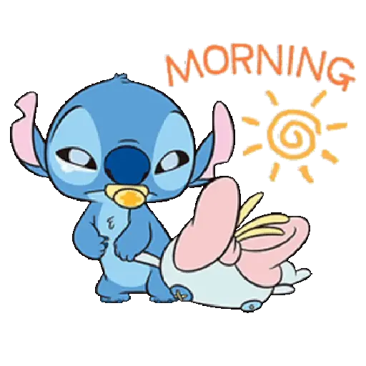 Stitch y Ángela bebé 🍼🛸🌊
