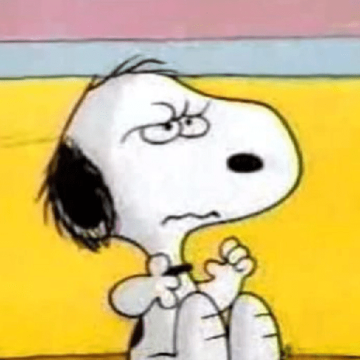 😠🫐 SNOOPY Enojado 🫐😠 preview