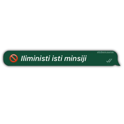 🚫•Iliministi isti minsiji•🚫
