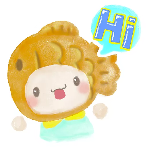 第一塊鯛魚燒。hello preview