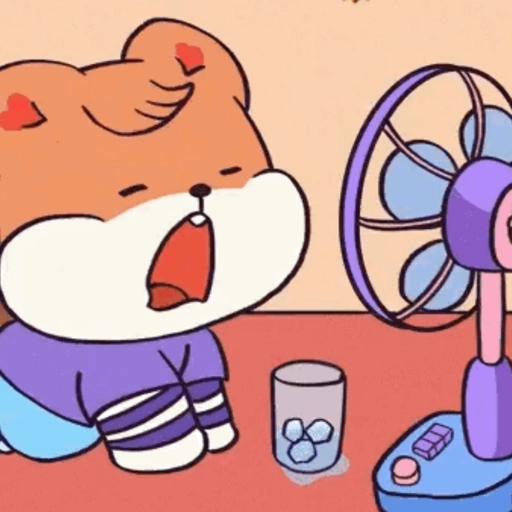 GIFs Que Calor! 🥵 Desenhos