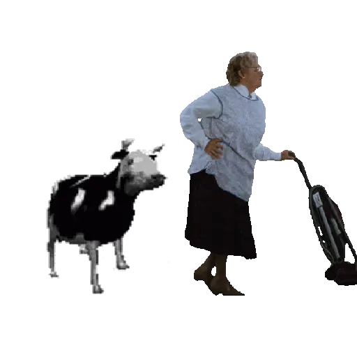 vaca bailando 👑